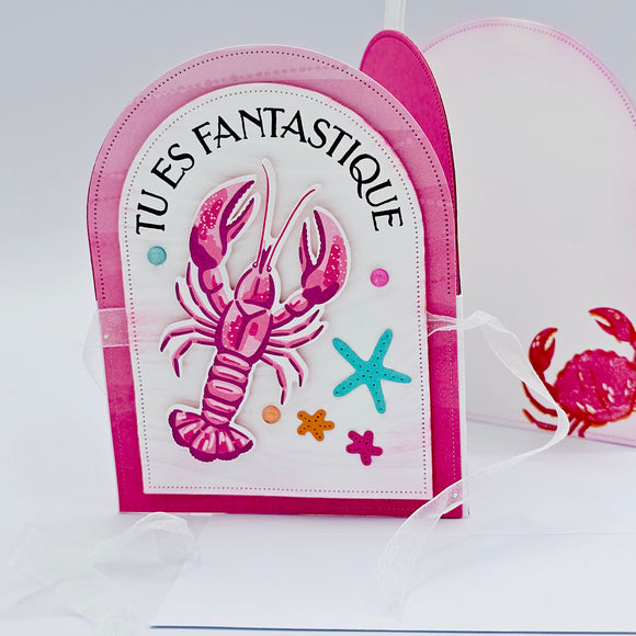 Tu es fantastique homard - Carte par Linda