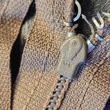 Café latte - Zipper à bout fermé Talon #3  7''/18cm