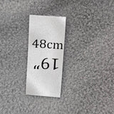 Étiquette blanche pour taile de tuque (à l'unité, taille au choix)