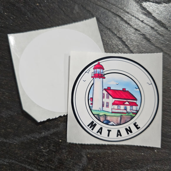 Étiquettes autocollantes rondes 2.5'' - Imprimées sur demande