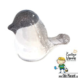 Mésange  à tête noire - Les oiseaux du cueilleur de verre