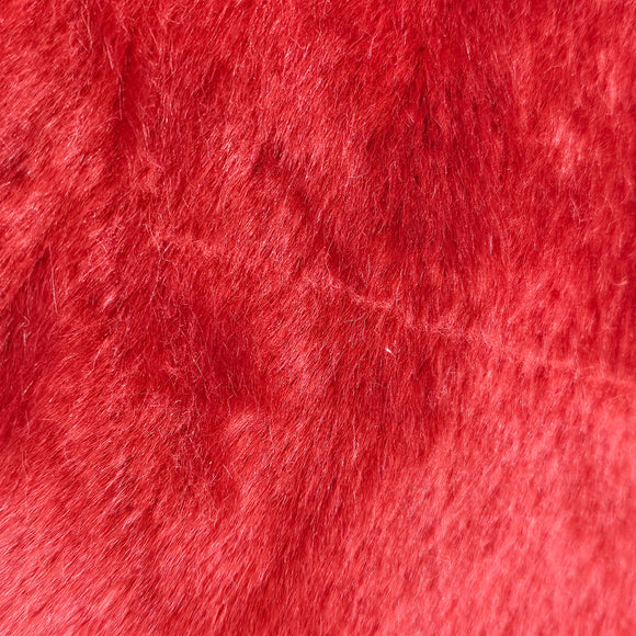 Rouge - Fausse fourrure (22x12po)