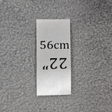 Étiquette blanche pour taile de tuque (à l'unité, taille au choix)