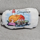 C'est beau la Gaspésie - petit coussin doux