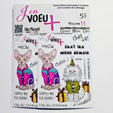 V11 Oezo J'en voeux + autocollants découpés à la forme