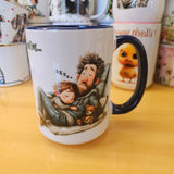 Matinée avec papa - Tasse en céramique