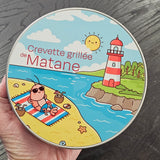 Boite en métal "Crevette grillée de Matane"