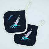 Saumon de Matane - Duo de poignées pour le four - Ça coche