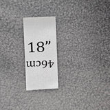 Étiquette blanche pour taile de tuque (à l'unité, taille au choix)