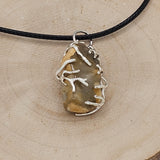 Pendentif avec silex par Recycl-Age
