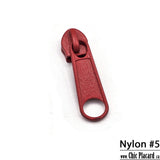 Red - Nylon slider #5 (individually) 