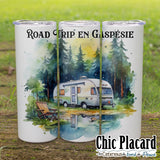 Road trip en roulotte en Gaspésie - Gobelet en inox