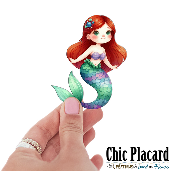 Sirène- autocollant en vinyl