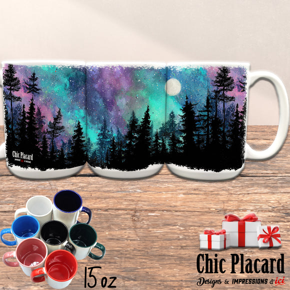 Aurores boréales - Tasse en céramique
