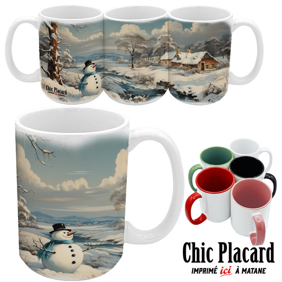 Hiver - Tasse en céramique