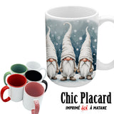 Gnomes d'hiver - Tasse en céramique