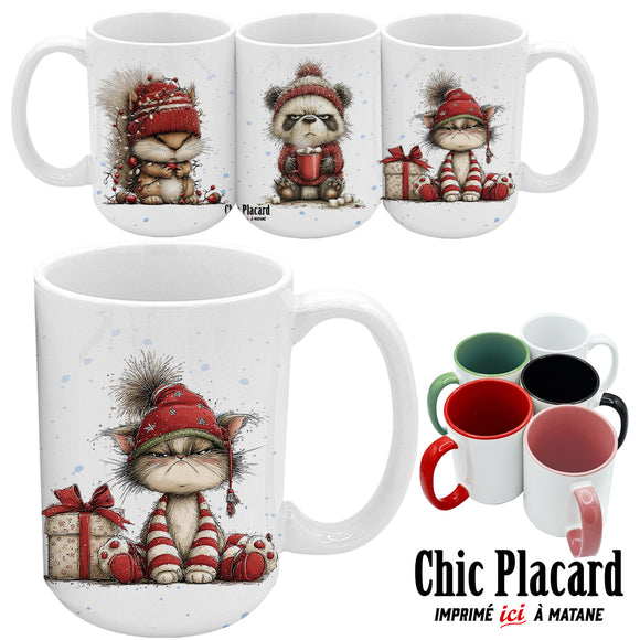 Grognons de Noël - Tasse en céramique