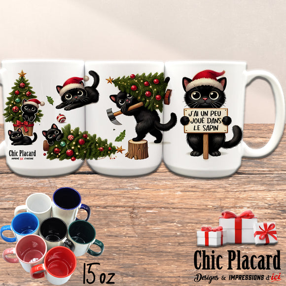 J'ai joué dans l'sapin - Tasse en céramique