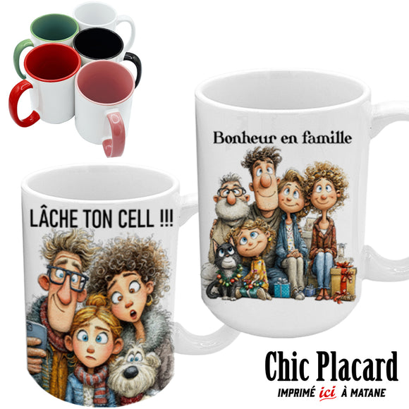 Bonheur en famille - Tasse en céramique