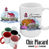 Fait frette en Gaspésie - Tasse en céramique