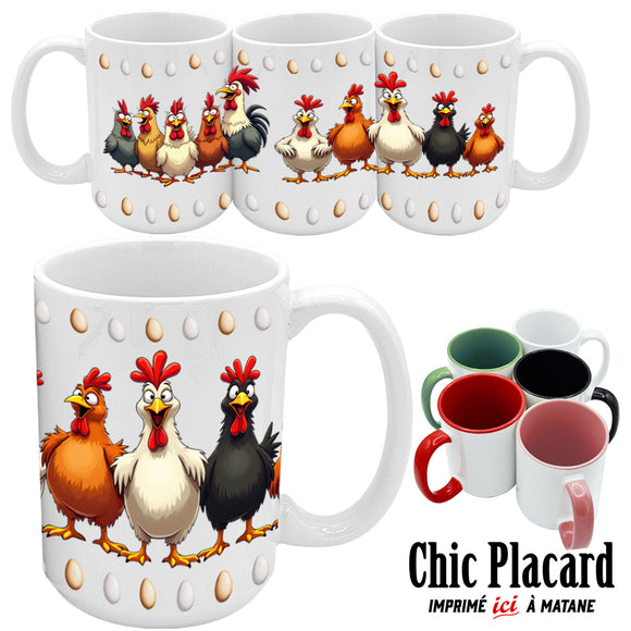 Poulettes coquettes - Tasse en céramique