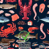 Fruits de mer - Coupe-vent (au 1/2m)