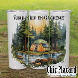 Road trip en tente en Gaspésie - Gobelet en inox