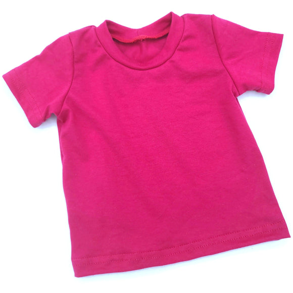 T-shirt Rose Fushia - bébé 3M