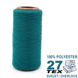Fil de polyester TEX 27 (Fusette) Turquoise #8248