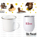 Uromastyx - Verre à vin en inox