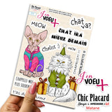 V11 Oezo J'en voeux + autocollants découpés à la forme