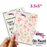 V16+v01 J'en voeux + autocollants découpés à la forme