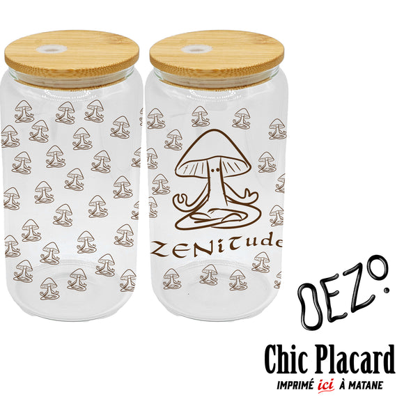 Zenitude Par Oezo - Verre avec couvercle en bambou
