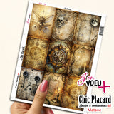 V23 grunge, gothique, steampunk : J'en voeux + carton à découper