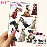 V23 J'en voeux + autocollants découpés à la forme