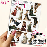 V23 J'en voeux + autocollants découpés à la forme