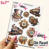 V23 J'en voeux + autocollants découpés à la forme