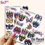 V27 Loufoque - J'en voeux + autocollants découpés à la forme