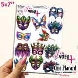 V27 Loufoque - J'en voeux + autocollants découpés à la forme