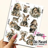 V28 Printemps : J'en voeux + carton à découper