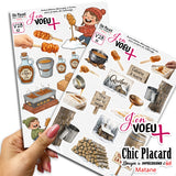 V28 Cabane à sucre - J'en voeux + autocollants découpés à la forme