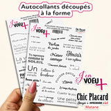 V35 Été - J'en voeux + autocollants découpés à la forme