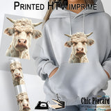 Vache - HTV imprimé