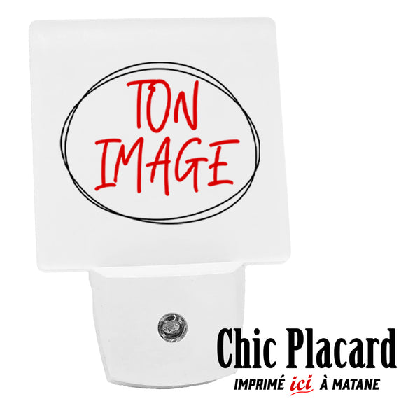 Veilleuse imprimée sur demande