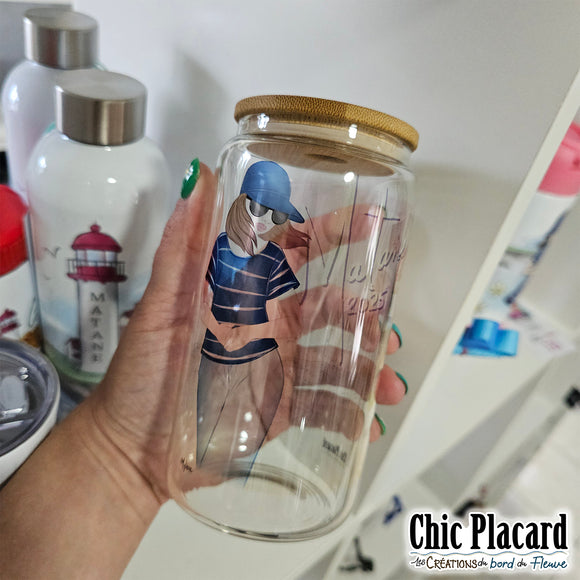 Matane 2025 - Verre avec couvercle en bambou