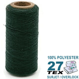 Fil de polyester TEX 27 (Fusette) Vert forêt #8496