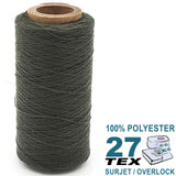 Fil de polyester TEX 27 (Fusette) Vert olive foncé #8488