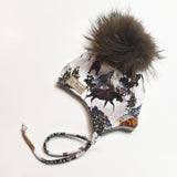 Tuque doublée - Vie en forêt - 18po