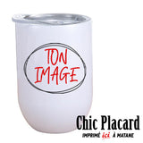 Verre 12oz imprimé sur demande