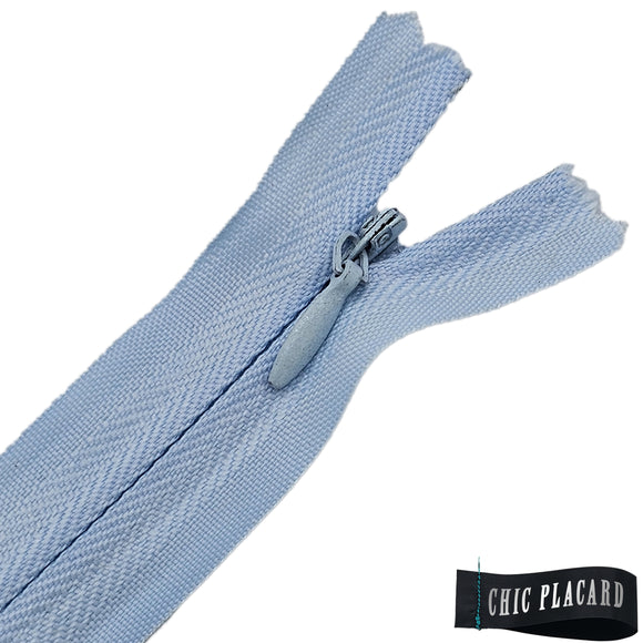 Zipper invisible 40cm/16'' Bleu pâle